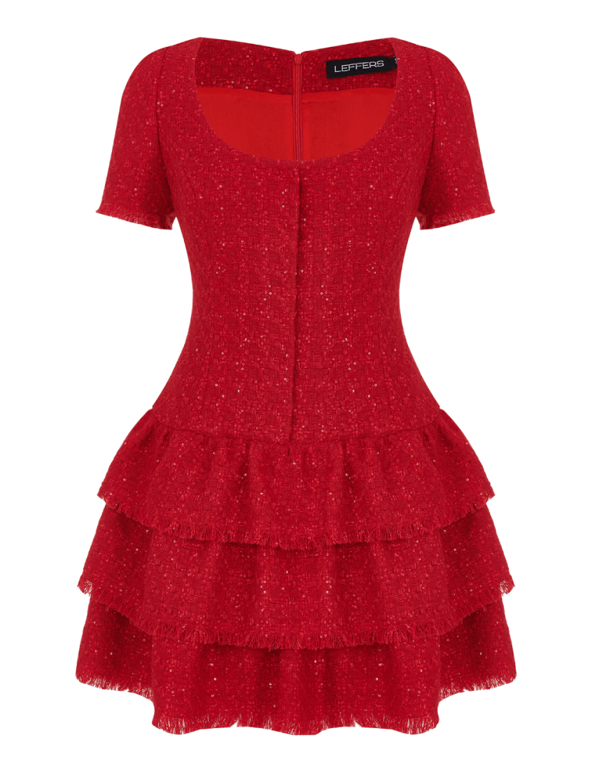 Платье из твида